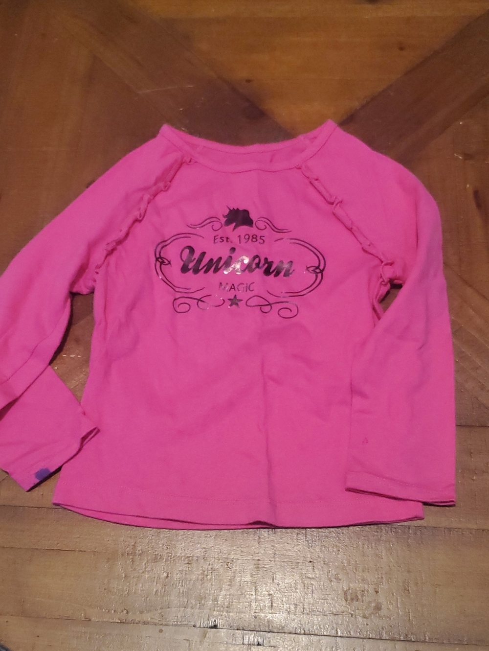 Unicorn Magic Pink Long-Sleeve Tee